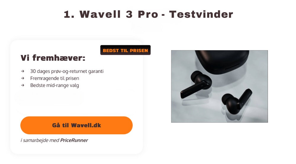 Wavells høretelefoner utmerker seg i tester